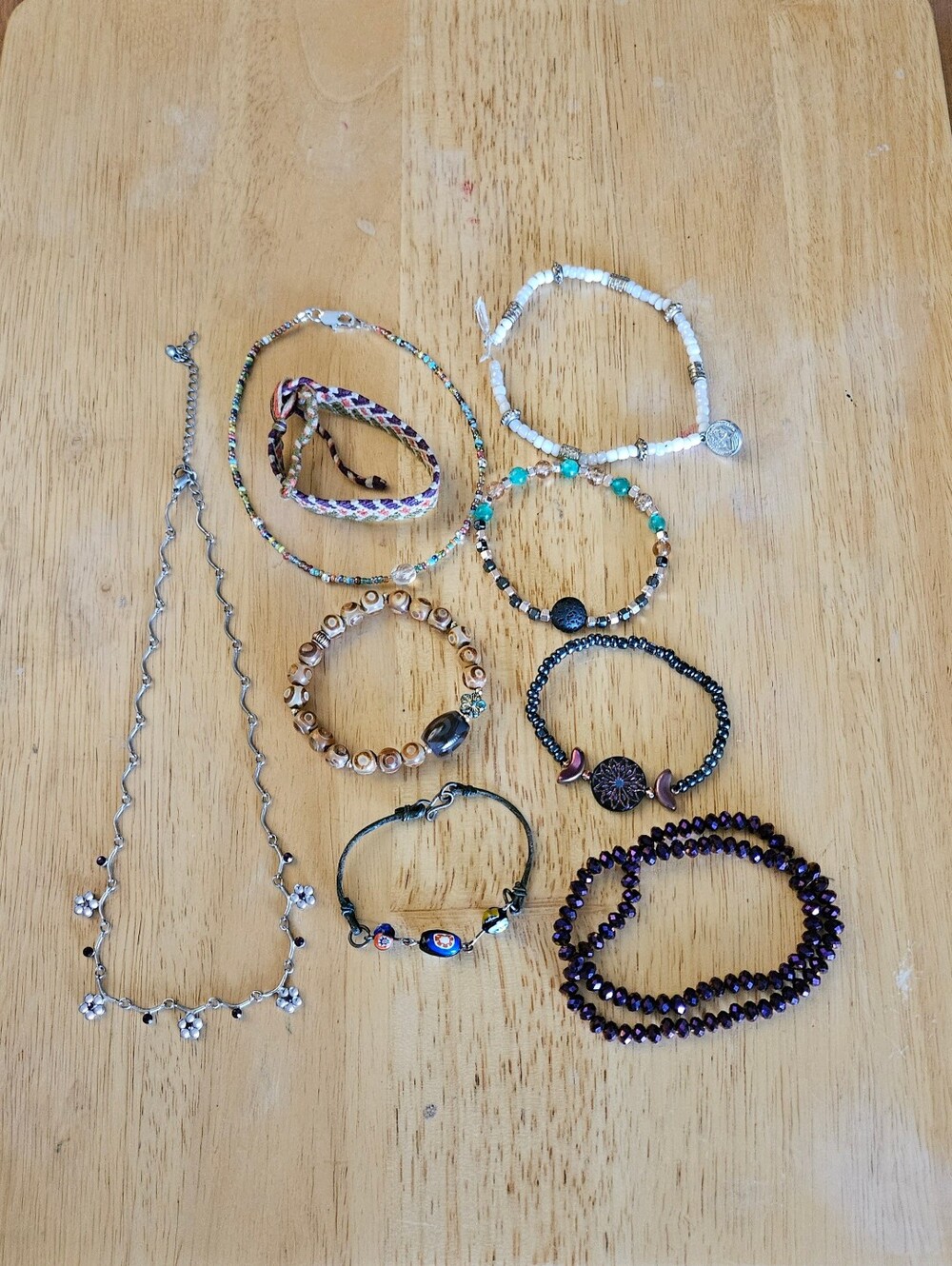 Bracelet Anklet Necklace Lot